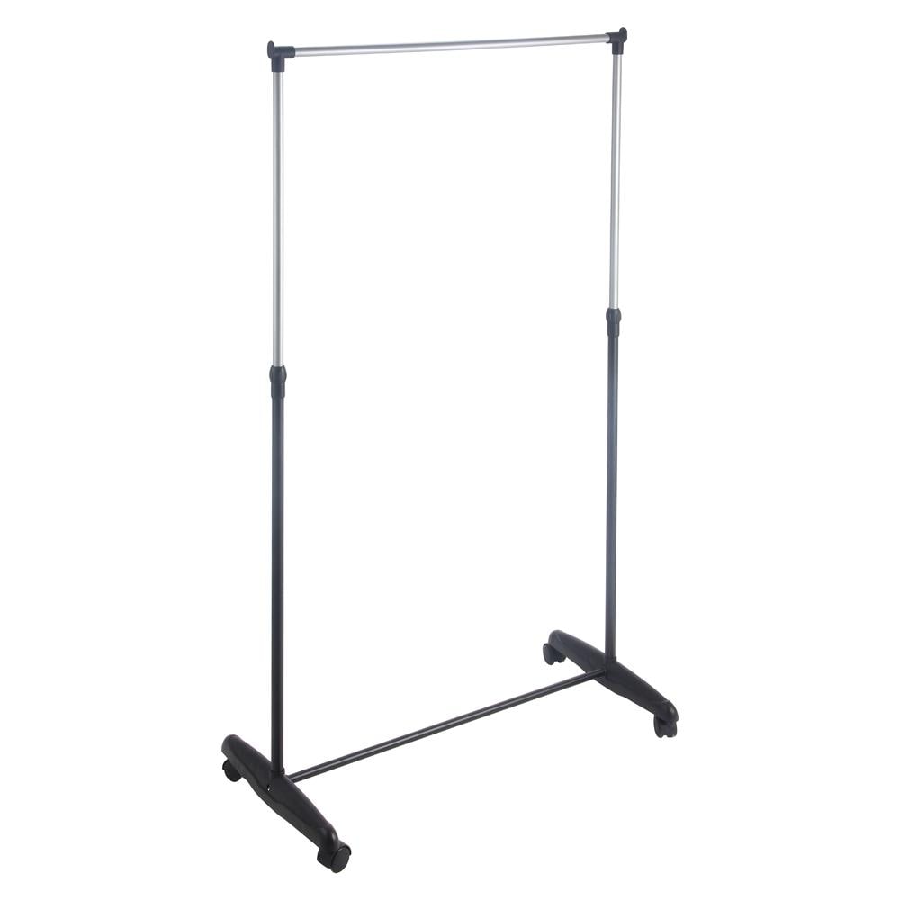 Stand Appendiabiti Allungabile Telescopico Singolo Con Ruote 80x43x90/160cm - Foto 1