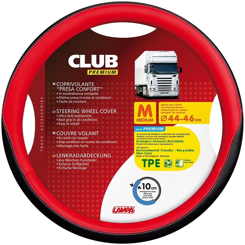 Coprivolante Club Premium Nero+rosso M 44-46 C - Foto 4