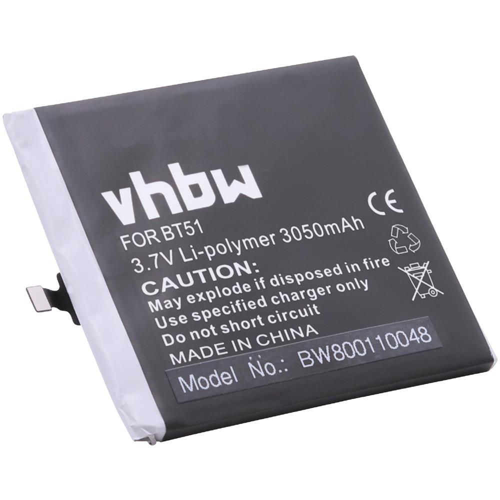 Li-polymer Batteria 3050mah (3.8v) Per Cellulari E Smartphone Meizu M575, M575 Dual Sim, M575m, M575u, Mx5, Mx5 Dual Sim Sostituisce Bt51. - Foto 2