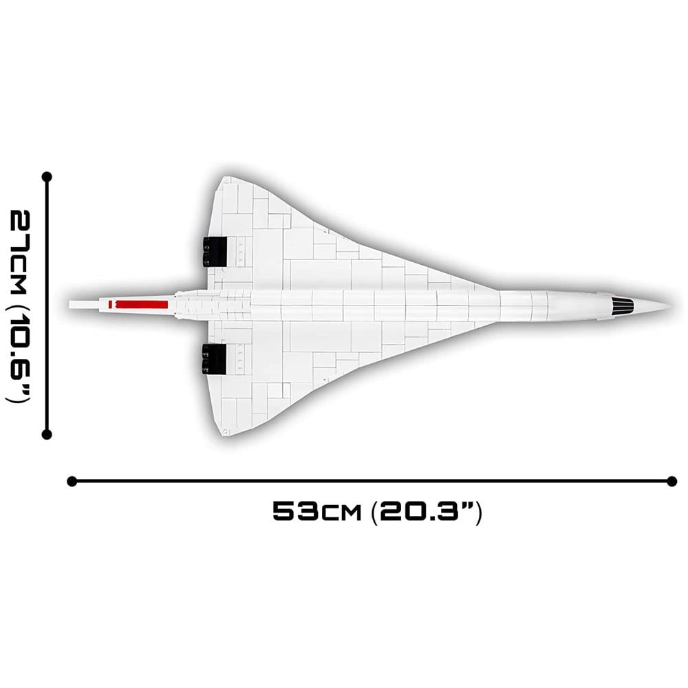 Coby 1917 - Costruzioni Aereo Concorde G-BBDG 455 Pezzi - 1:95 - Foto 4