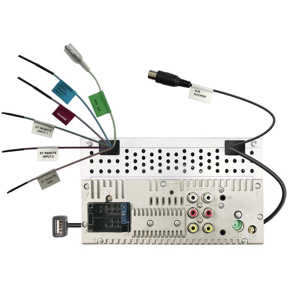 Ricevitore Monitor DMX5020DABS 2 DIN Connettore per Telecamera di Retromarcia Set Vivavoce Bluetooth - Foto 3