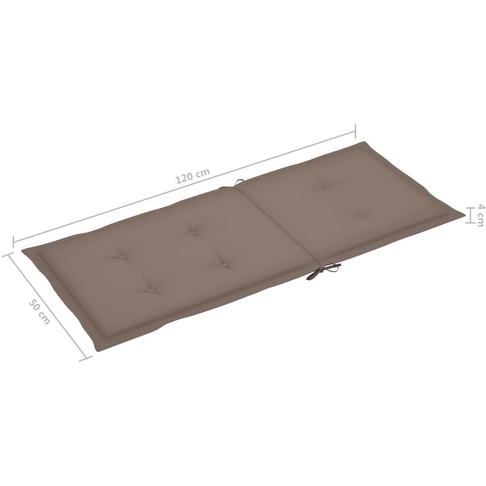 Cuscini Per Sedie Da Giardino 6 Pz Talpa 120x50x4 Cm - Foto 9