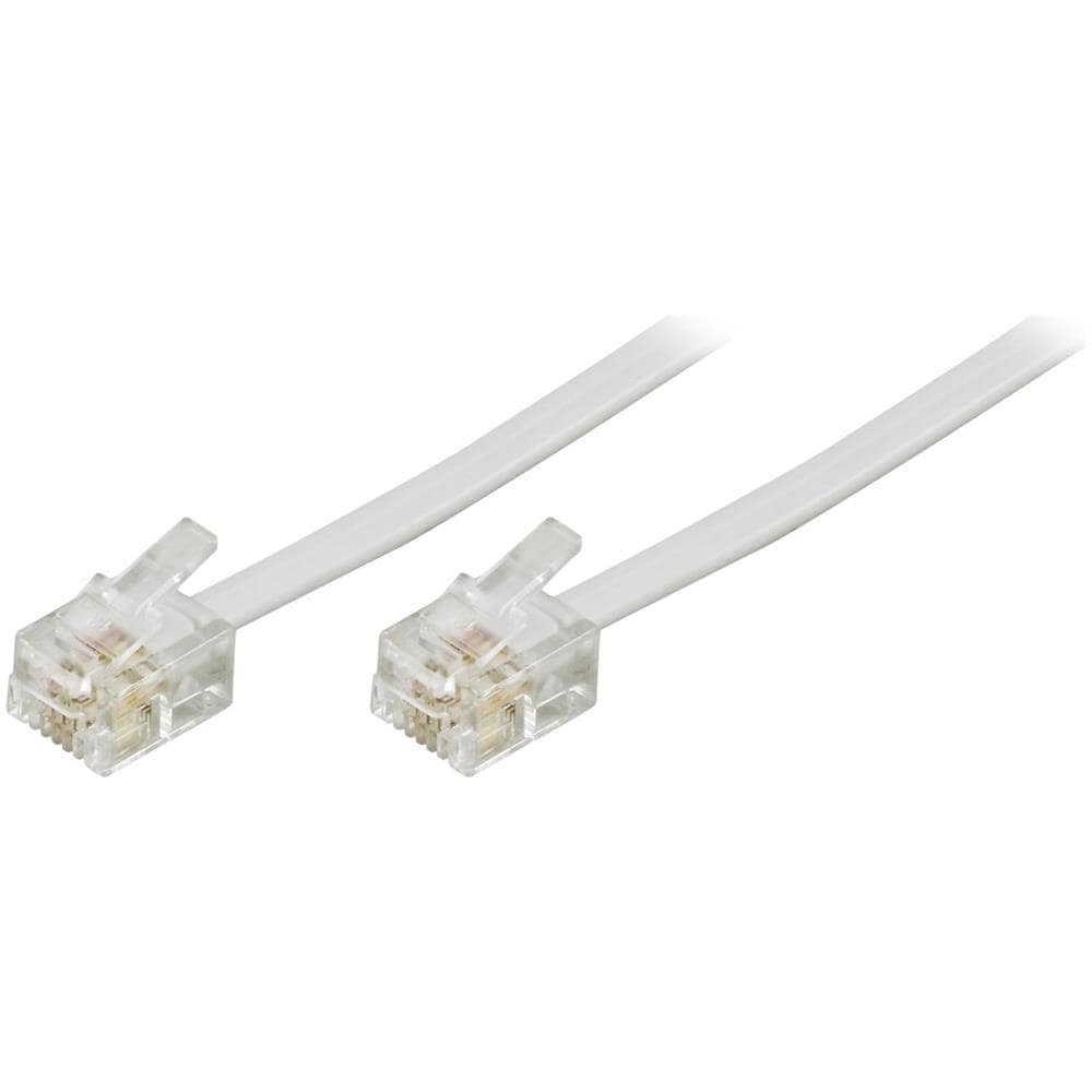 Cavo Modulare, 6p4c (rj11) A 6p4c (rj11), 5 M, Bianco - Foto 1