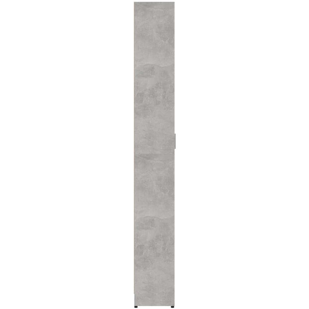 Armadio Corridoio Grigio Cemento 55x25x189 cm Legno Multistrato - Foto 7