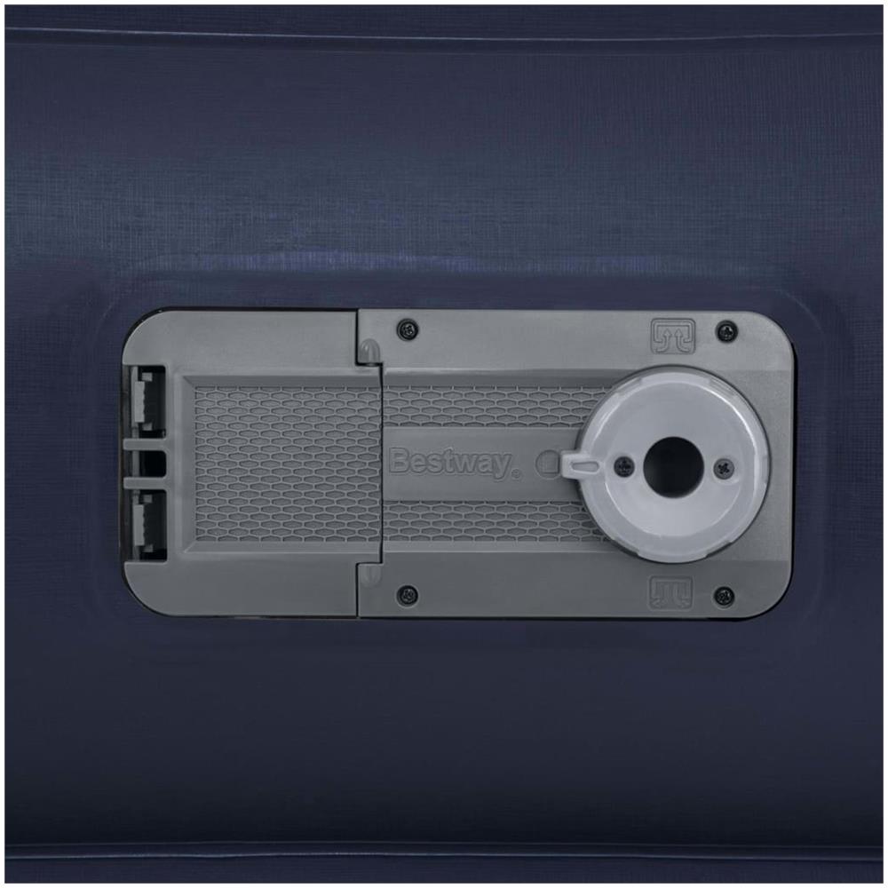 Materasso ad Aria Tritech 2 Persone 203x152x61 cm Blu e Grigio - Foto 2