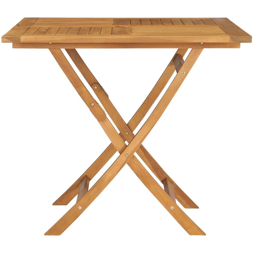 Set da Pranzo da Giardino 5 pz in Legno Massello di Teak - Foto 2