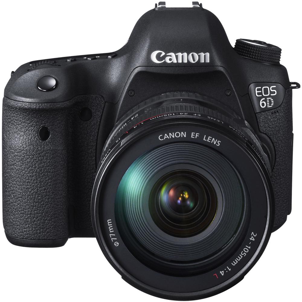 Kit Fotocamera Digitale Reflex EOS 6D Nero Sensore CMOS 20,2 Mpx Full HD + Obiettivo EF 24-105mm f / 4L IS USM - Foto 2