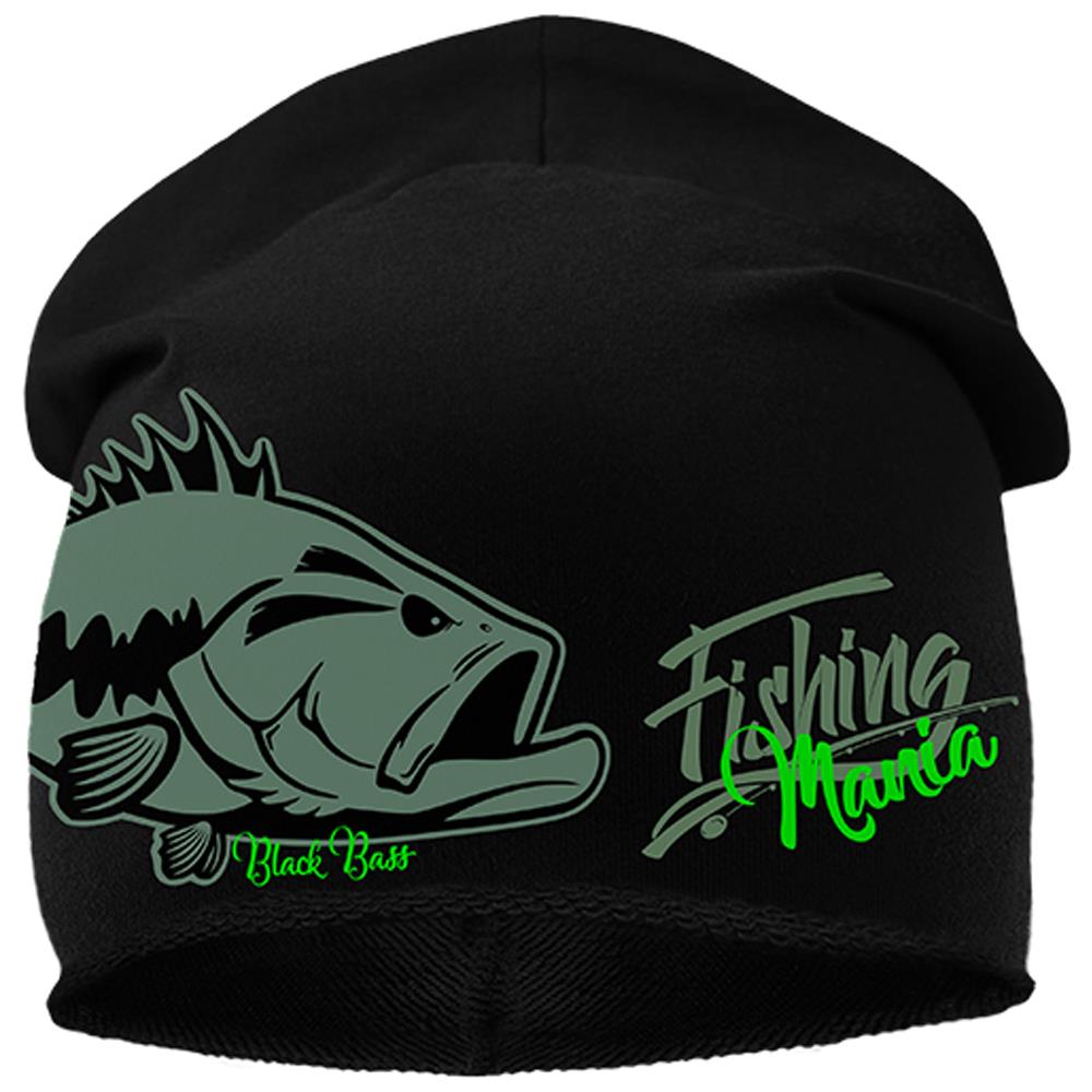 Beanie Bass Mania Nero One Size - Foto 1