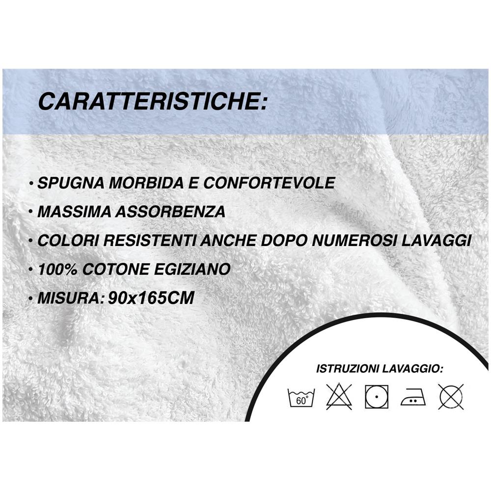 Telo Mare Jacquard Spugna Asciugamano Spiaggia Disegno Boat - Foto 3