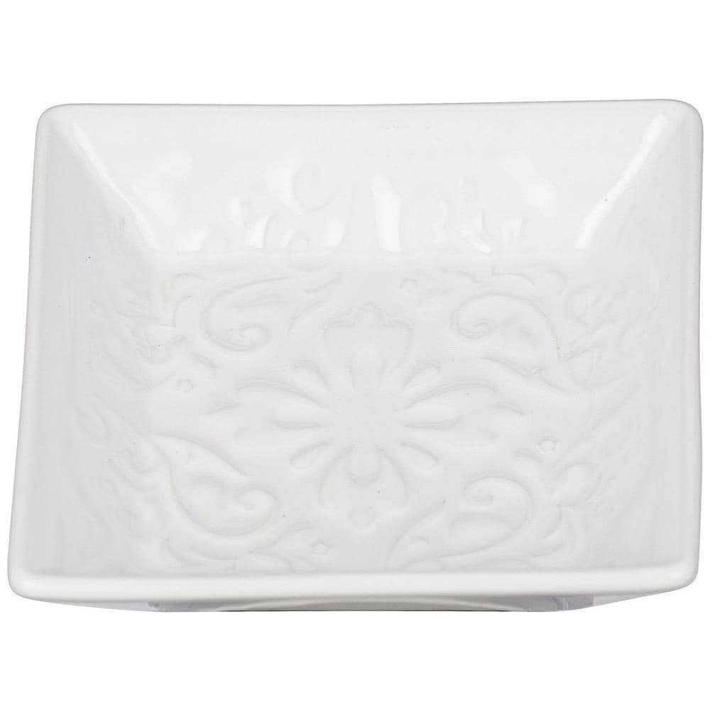 Sapone Con Elegante Ornamento, Supporto Da Bagno In Ceramica - - Foto 1