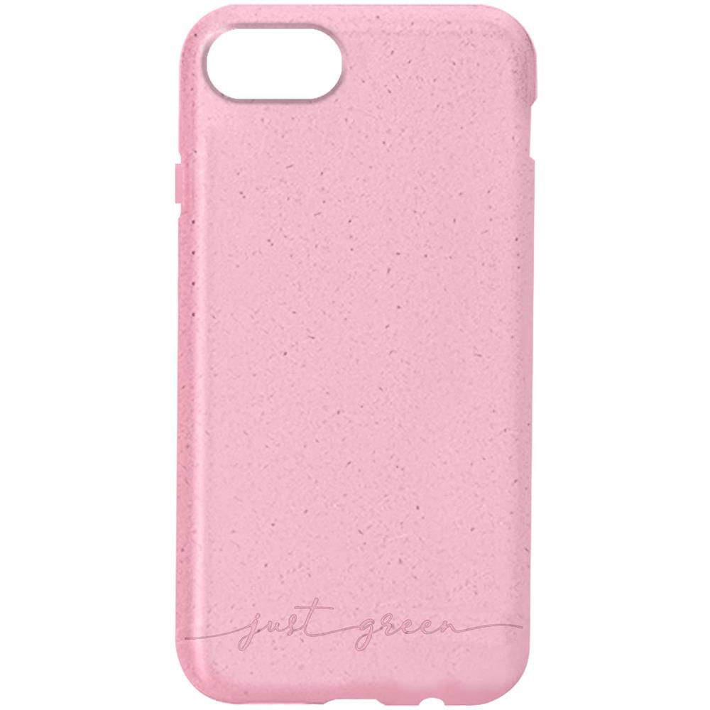 Cover Biodegradabile Per Iphone Se 2022 / 2020, 7 E 8 Rosa - Foto 1