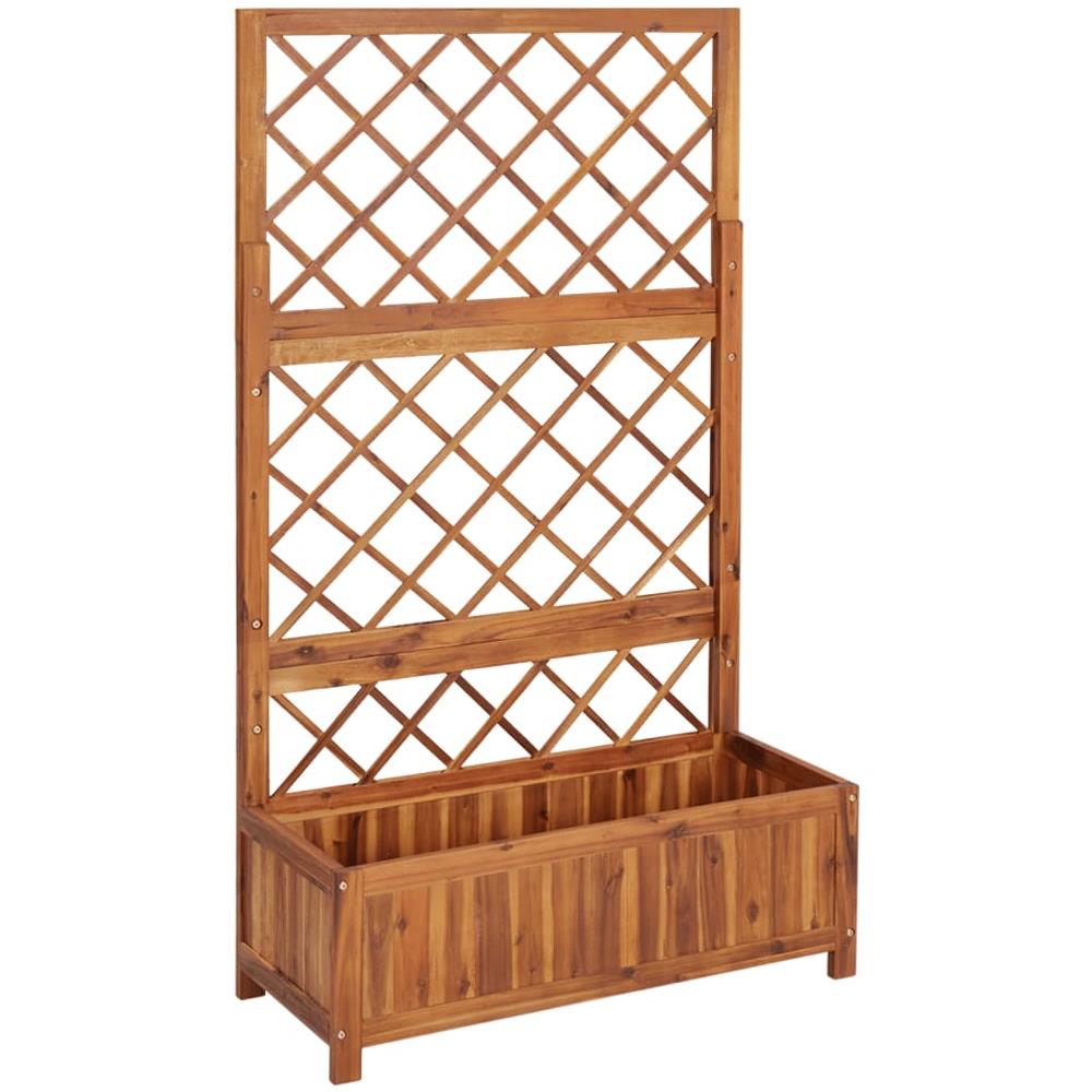 Letto Rialzato Con Graticcio 85x38x150 Cm In Massello Di Acacia - Foto 1