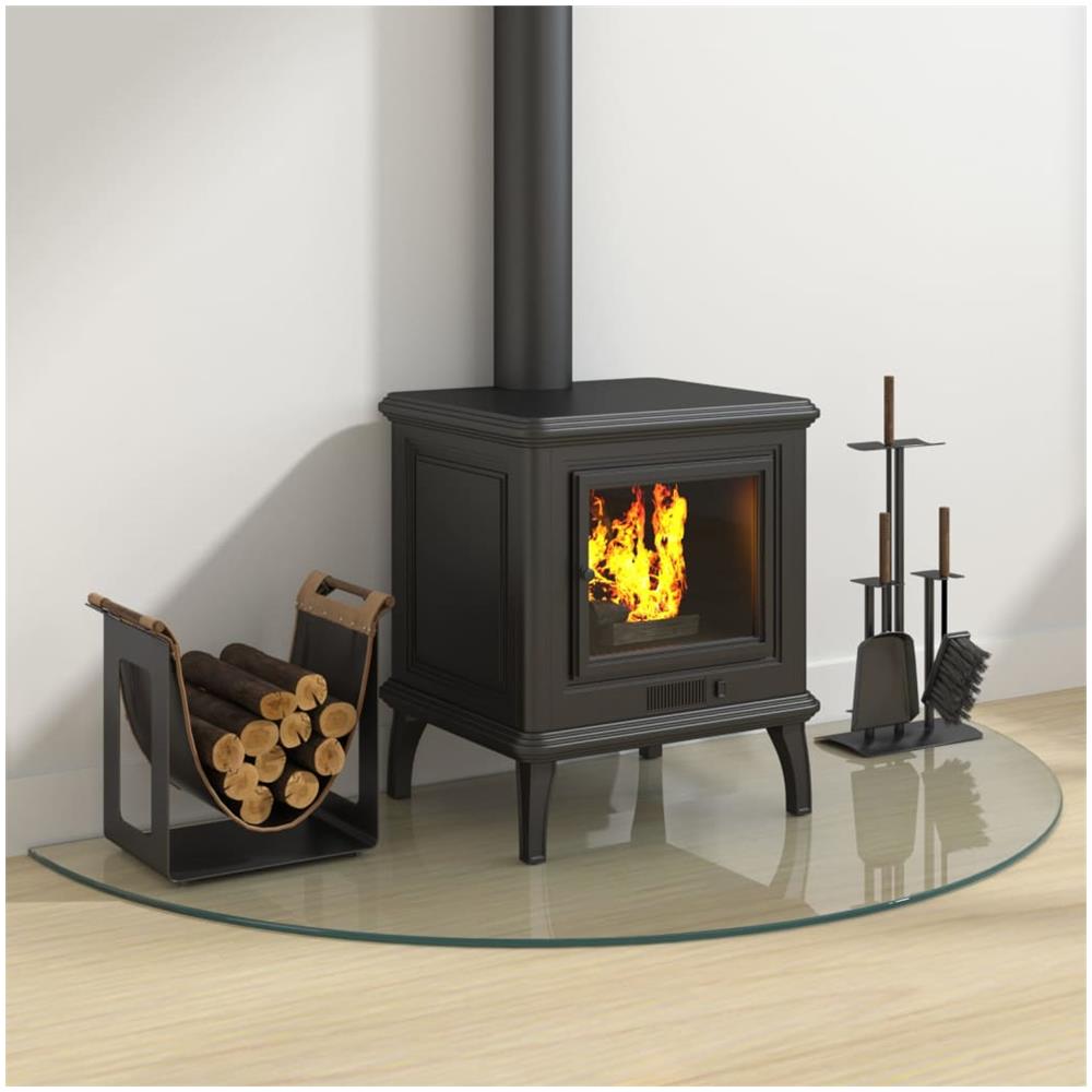 Lastra In Vetro Per Caminetto Semicircolare 1200x600 Mm - Foto 9