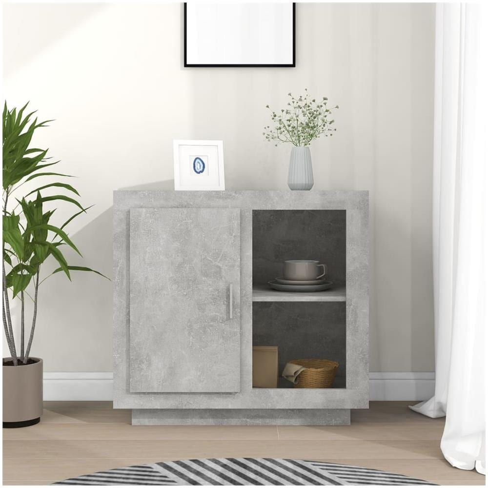 Credenza Grigio Cemento 80x40x75 Cm - Foto 1