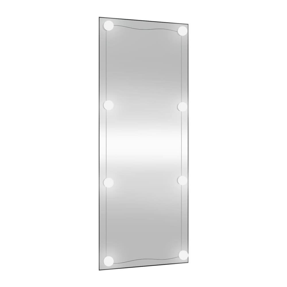 Specchio Da Parete Con Luci Led 40x100 Cm Vetro Rettangolare - Foto 2