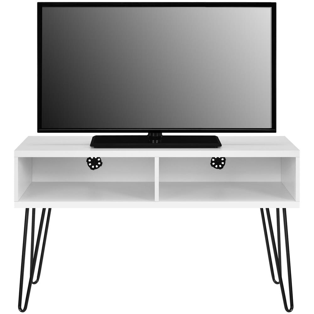 Owen Porta Tv In Truciolare Laminato Bianco - Foto 2