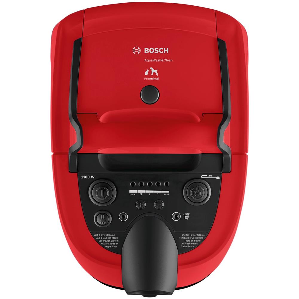 BWD421PET Aspirapolvere / Liquidi a Traino senza Sacco Potenza 2100 Watt Colore Rosso /Nero - Foto 2