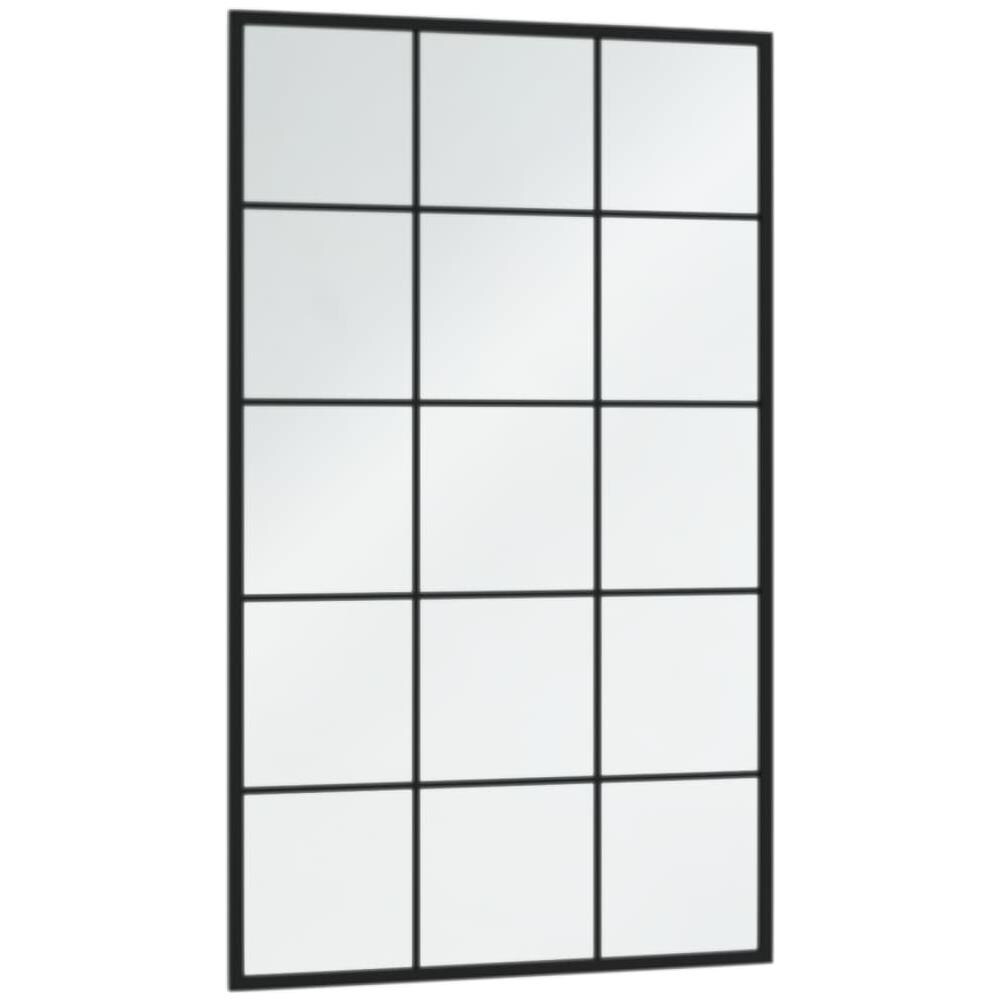 Specchi A Parete 6 Pz Neri 100x60 Cm In Metallo - Foto 3