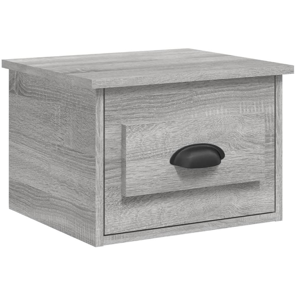 Comodino A Parete Grigio Sonoma 41,5x36x28 Cm - Foto 2