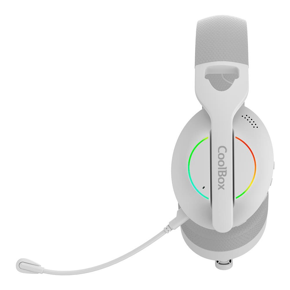 WB01 RGB Auricolare Con cavo e senza cavo A Padiglione Gaming USB tipo-C Bluetooth Bianco - Foto 2