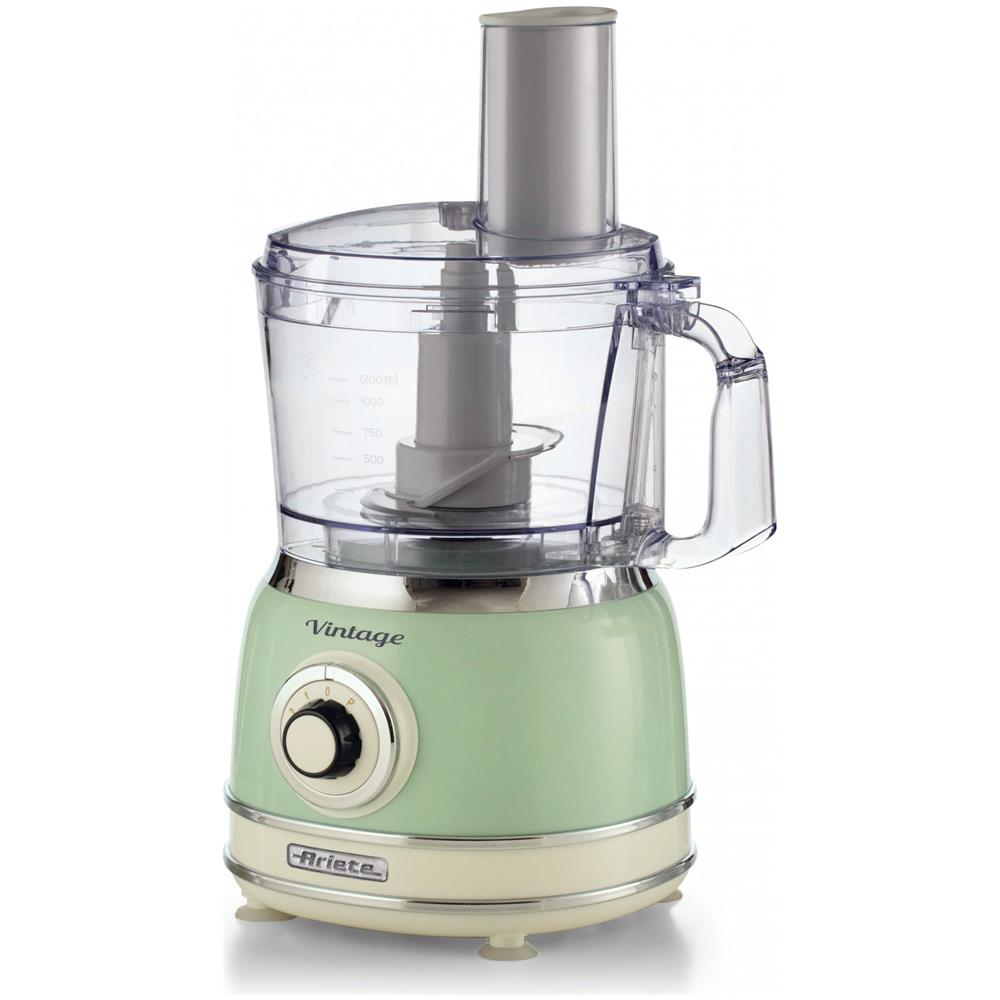 Linea Vintage 1781 Robot da cucina Vintage, 1000W, Capacità 2,1L, Per preparazione impasti, Verde - Foto 2