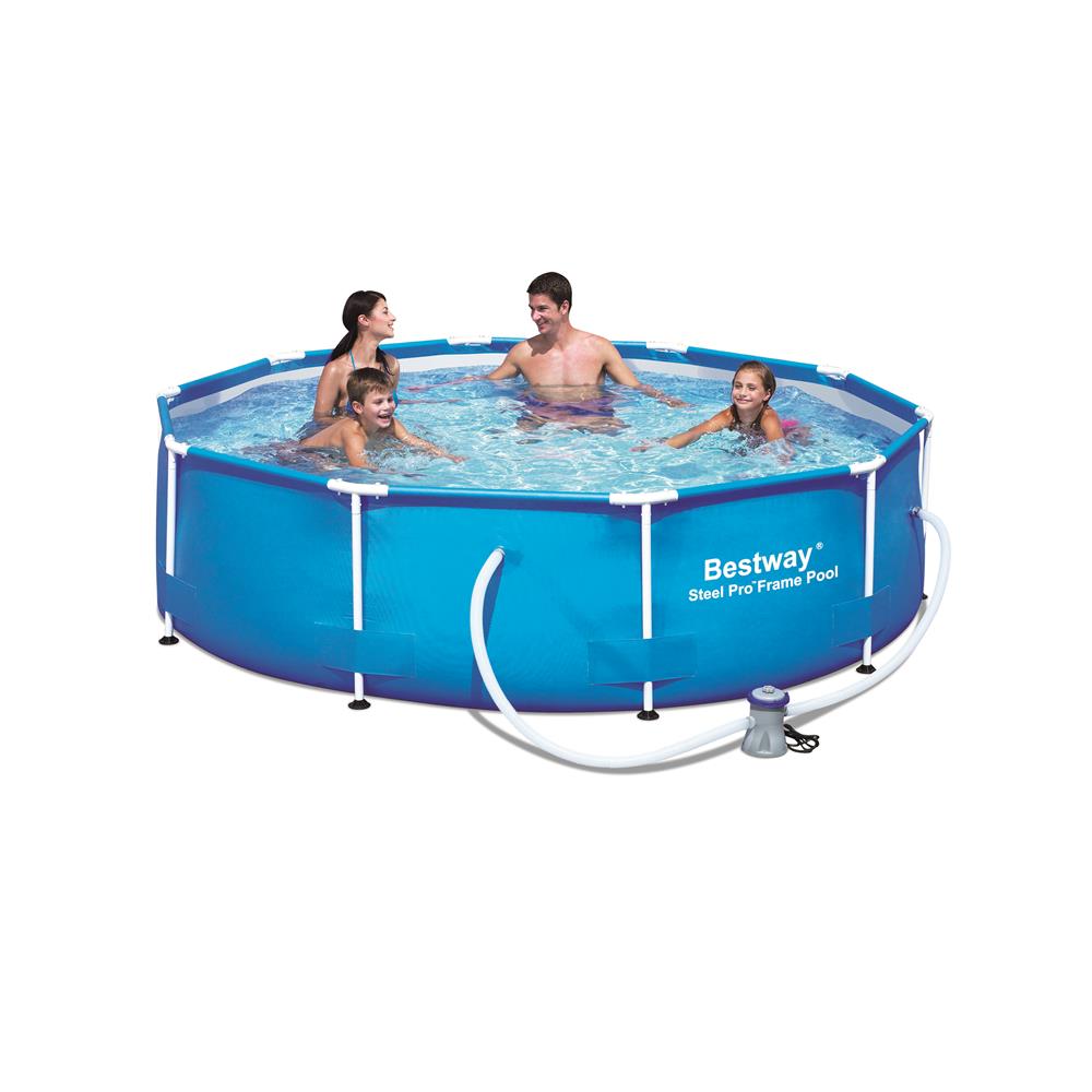 Piscina Rotonda con Telaio 305 x 76 cm - Foto 1