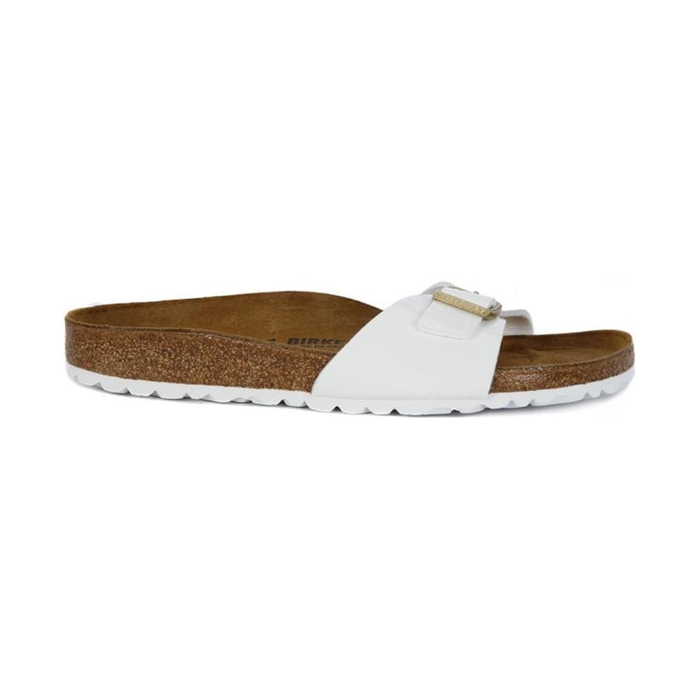 BIRKENSTOCK MADRID PATENT WHITE 1005310 SANDALI Donna BIRKENSTOCK MADRID PATENT WHITE 1005310 SANDALI Donna