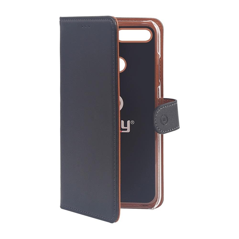 Flip Cover Custodia Wally per Y9 2018 colore Nero - Foto 1