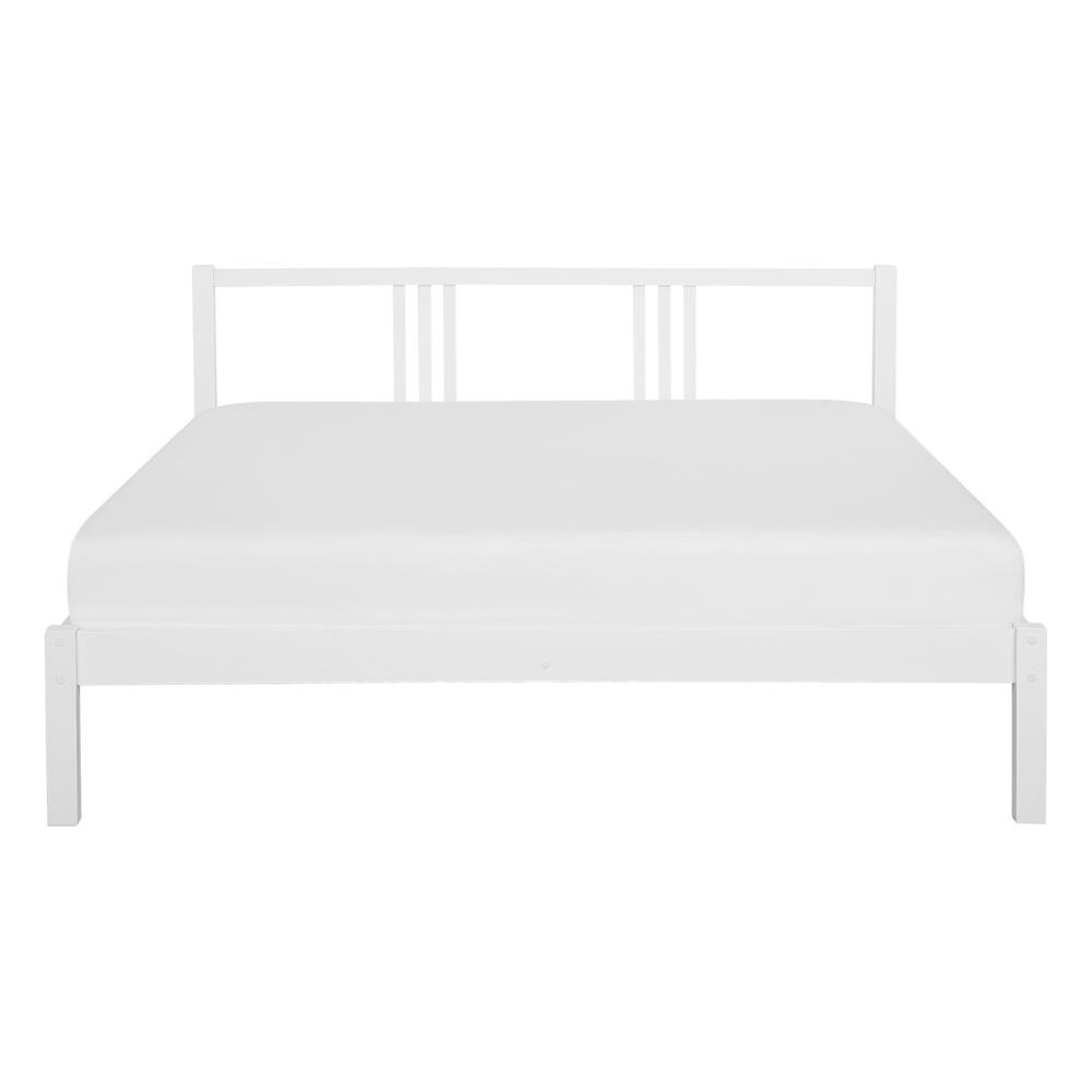 Letto Piazza E Mezza In Legno Bianco 140x200cm Vannes - Foto 2