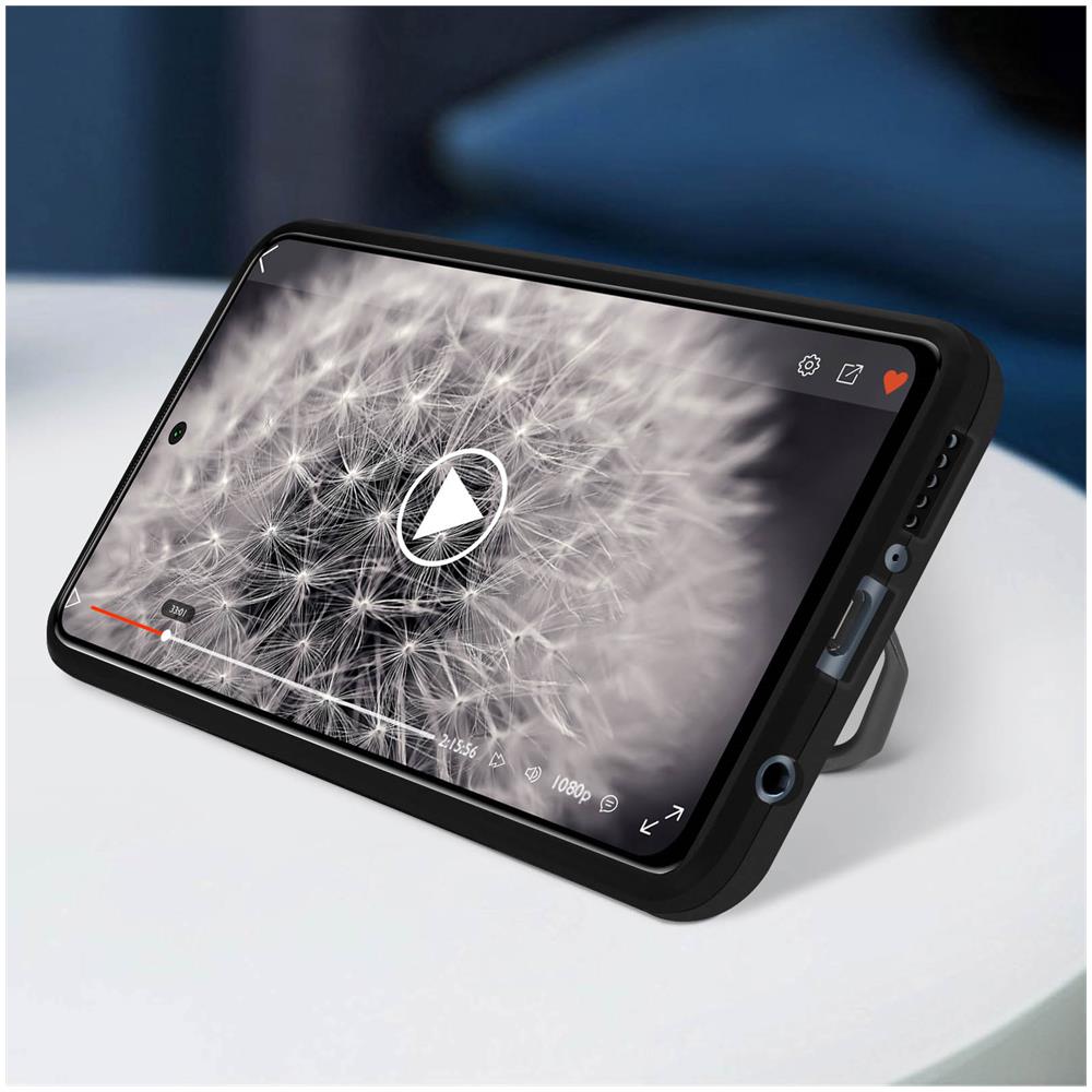 Cover Xiaomi Redmi Note 9s / 9 Pro / 9 Pro Max Bimateria Anello Supporto Nero - Foto 5