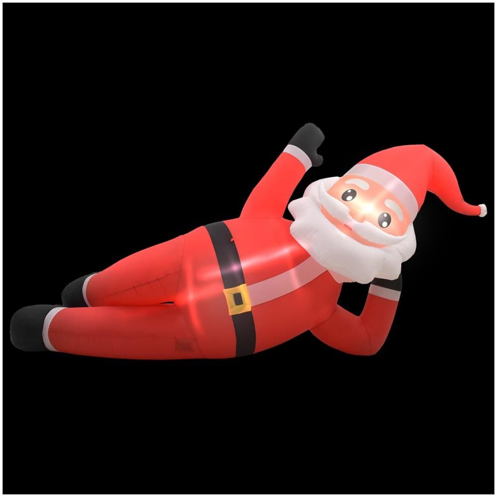 Babbo Natale Gonfiabile con LED IP44 Rosso 360 cm XXL - Foto 2