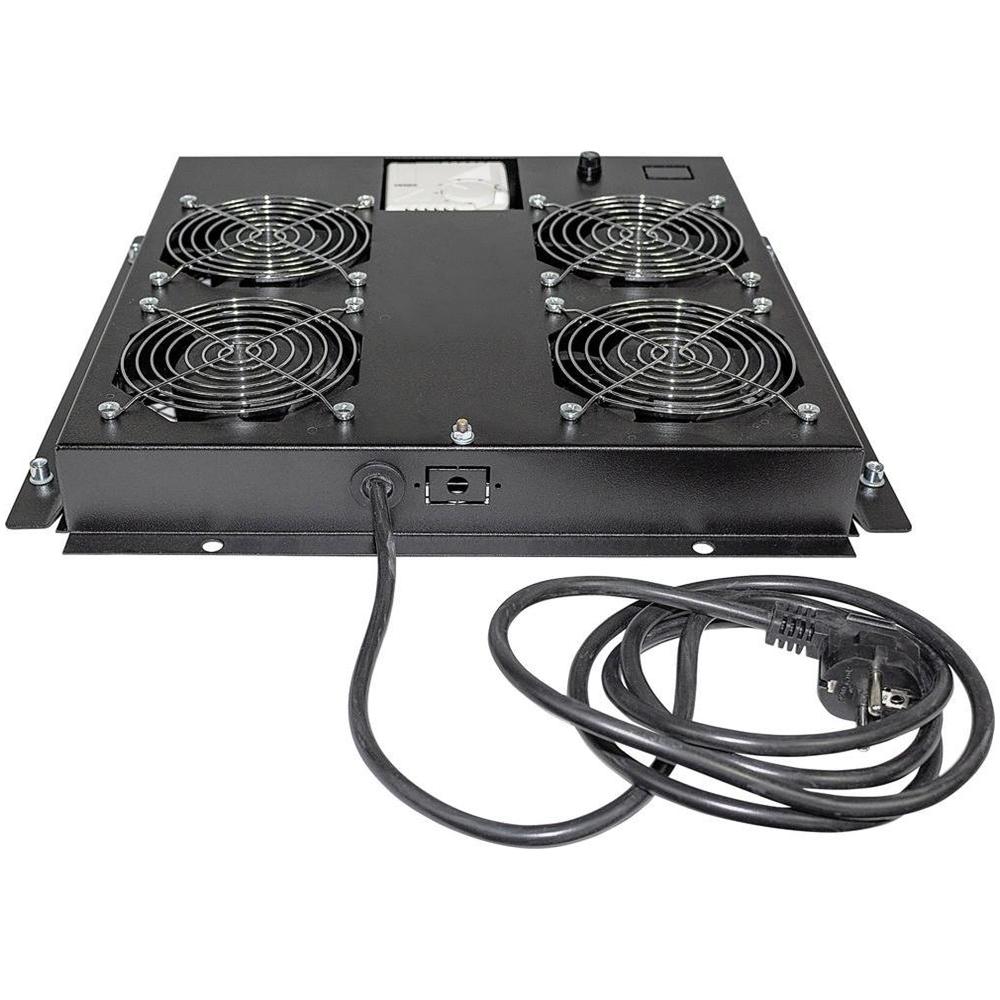 Ventola per Armadio Rack Nero Acciaio 240 V 712866 - Foto 1