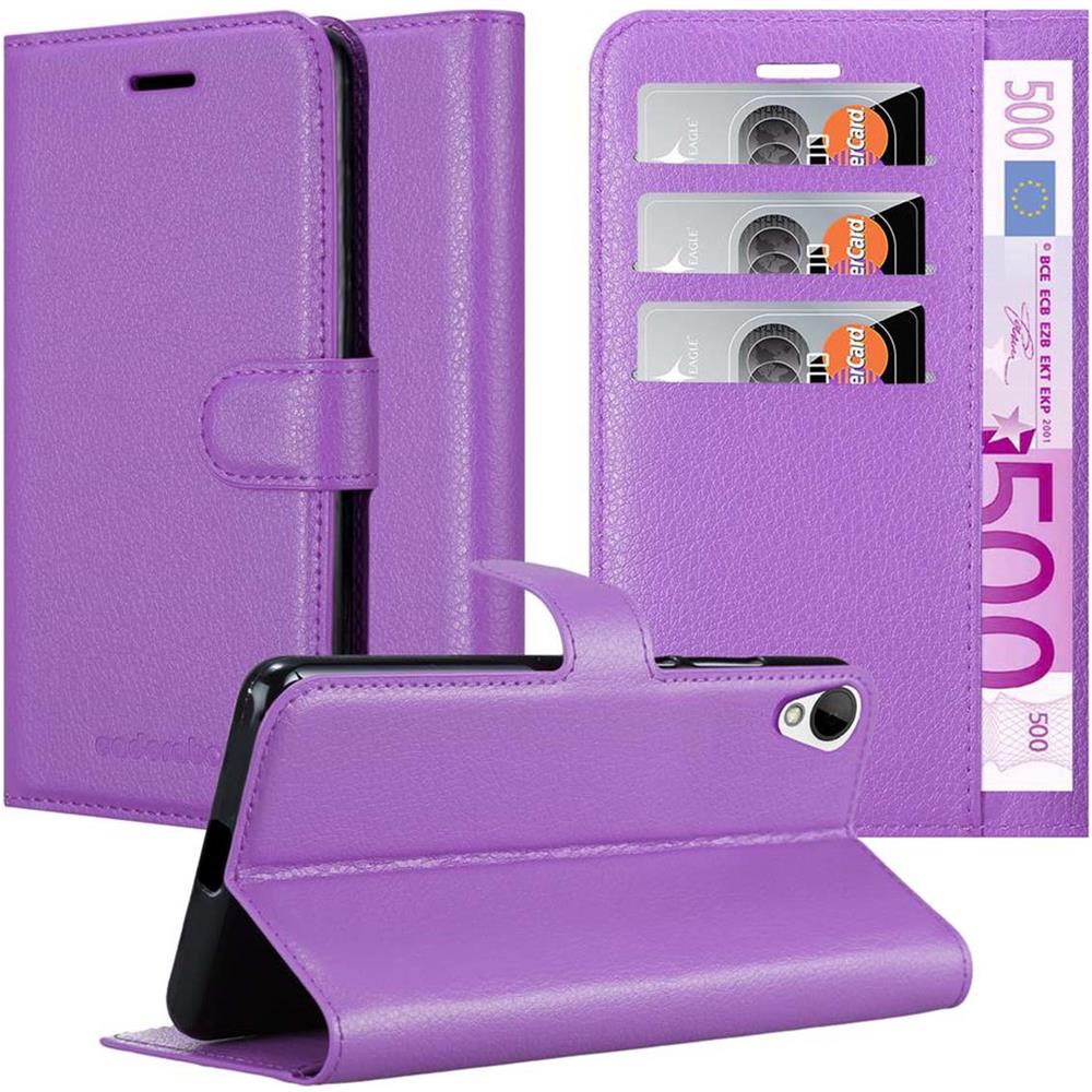 Custodia Compatibile Con Htc Desire 10 Lifestyle / Desire 825 In Violetta Ametista - Coperchio Protettiva Con Chiusura Magnetica, Funzione Stand E Tasca Per Le Carte - Foto 1