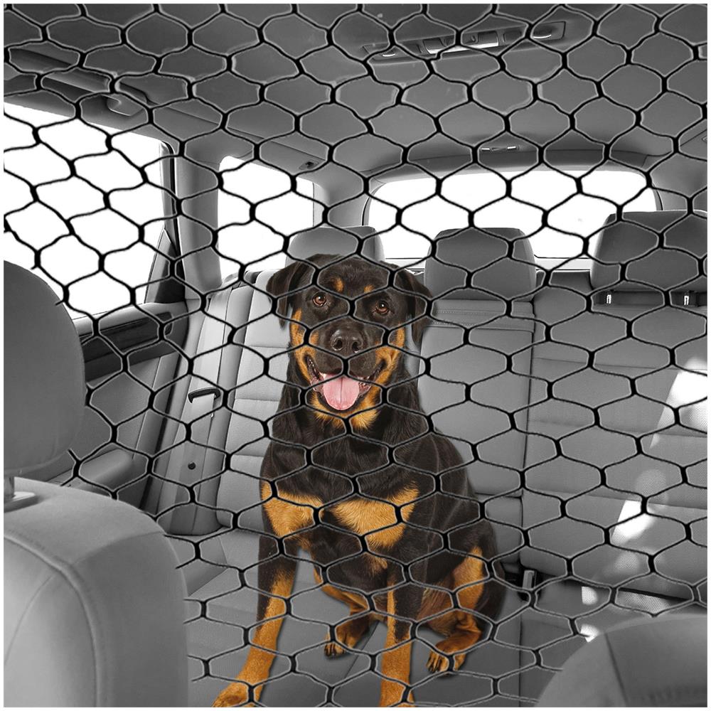 Griglia Per Cani Per Auto, 88 X 100 Cm, Colore: Nero - Foto 4