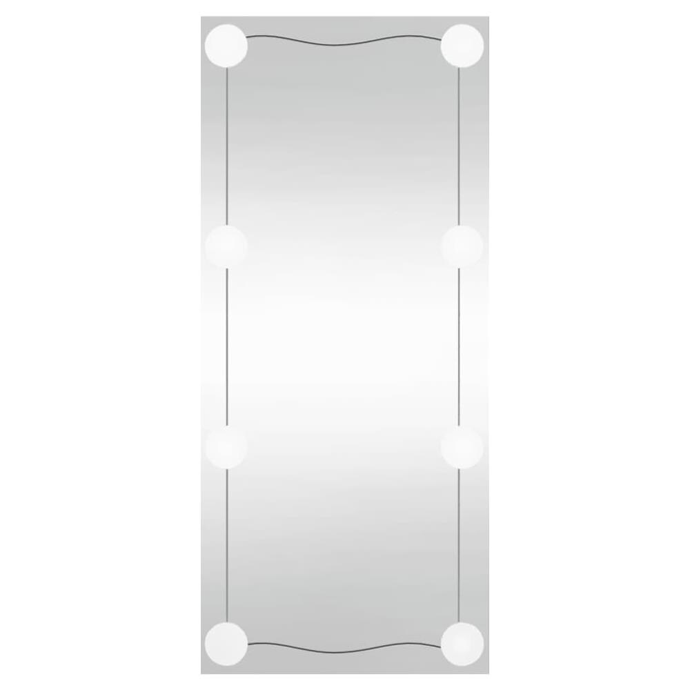 Specchio Da Parete Con Luci Led 50x100 Cm Vetro Rettangolare - Foto 2
