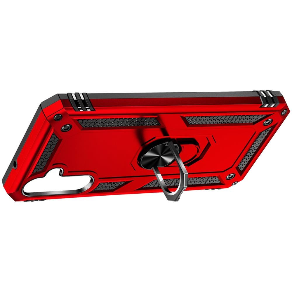 Cover Per Samsung Galaxy A14 4g E 5g Anello Magnetico Serie Armorgrip Rossa - Foto 2