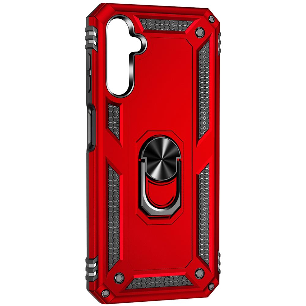 Cover Per Samsung Galaxy A14 4g E 5g Anello Magnetico Serie Armorgrip Rossa - Foto 1