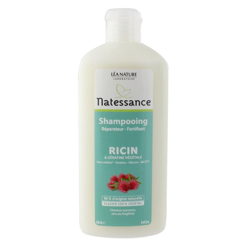 Shampoo Riparatore Rinforzante E Keratina Vegetale Capelli Normali Secchi O Debilitati 250 Ml Natessance - Foto 1