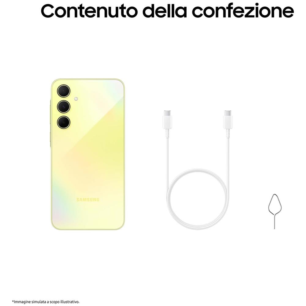 Galaxy A35 5G 256GB 8GB Ram Display 6.6" AMOLED Main Camera 50MP Doppia SIM Android USB tipo-C 5000 Awesome Lemon Italia - Foto 2