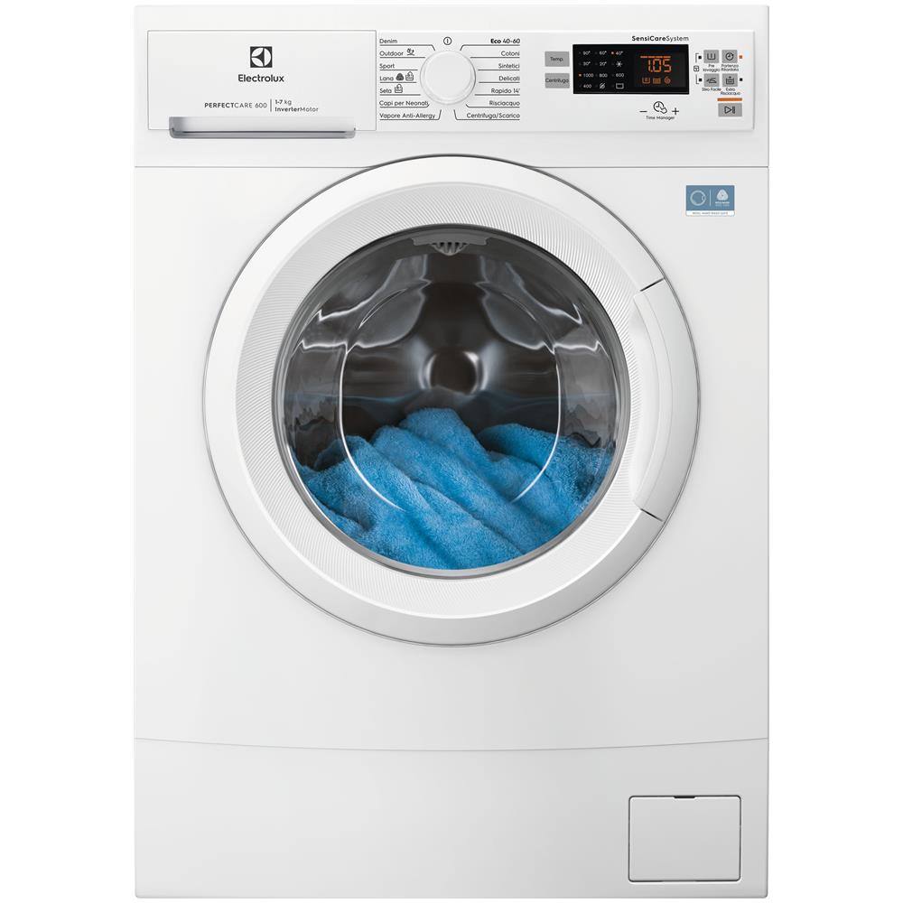 EW6S517A lavatrice Caricamento frontale 7 kg 1000 Giri /min Bianco - Foto 1