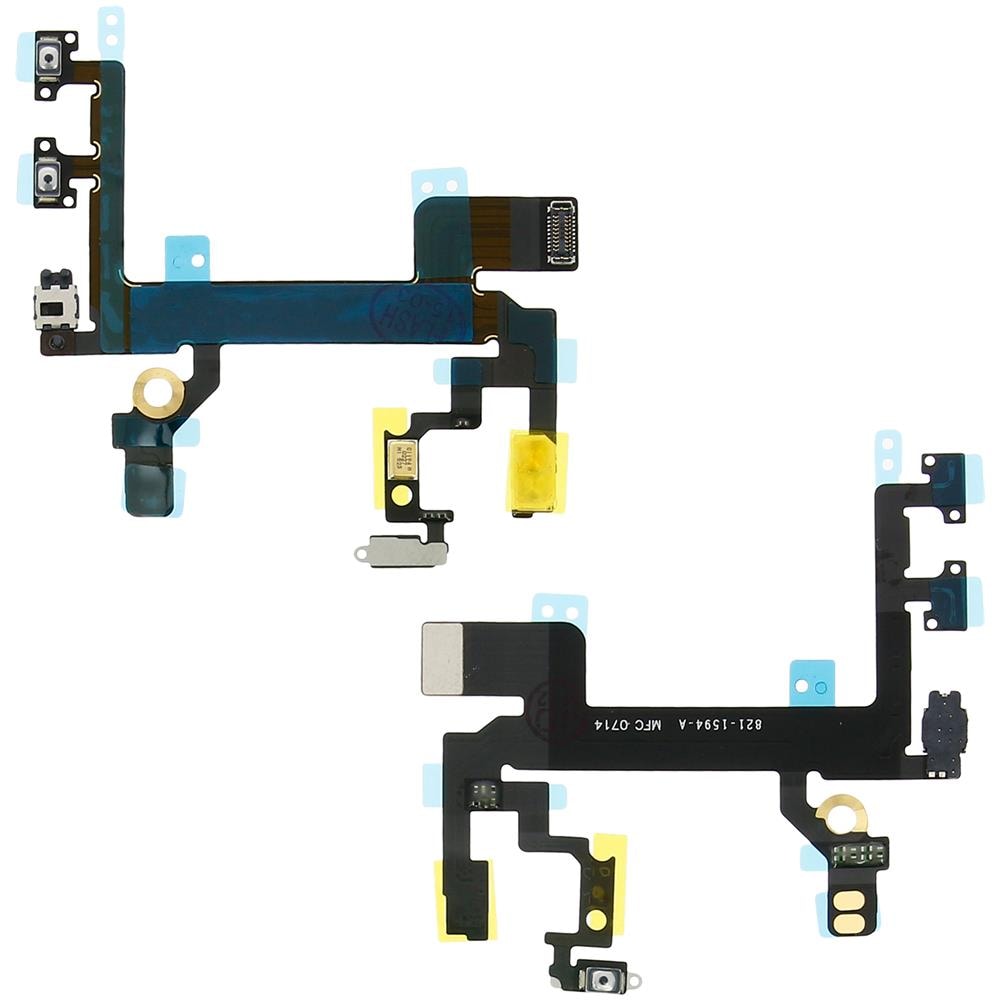 Connettore Flat Flex Tasto Principale On / off Per Apple Iphone 5s - Foto 2