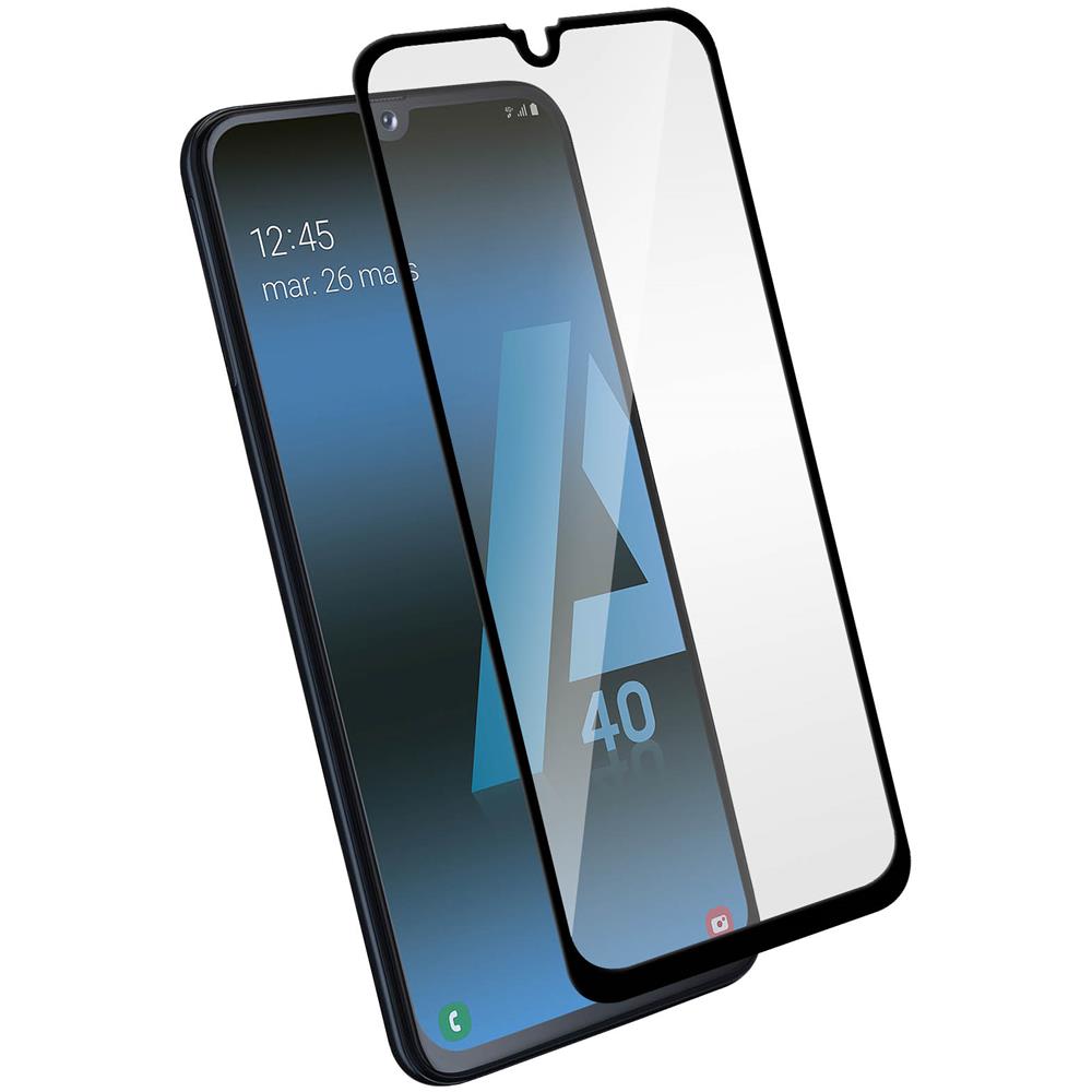 Vetro Temperato Galaxy A40 Protezione Schermo Smussato Contorno Nero - Foto 1