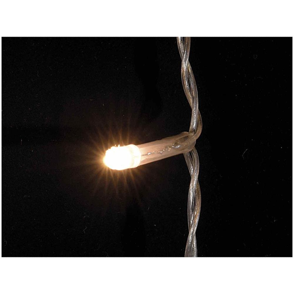 Tenda Di Luci Natalizie Con 80 Fili E 624 Led Color Bianco Caldo Per Interni Ed Esterni - Foto 2