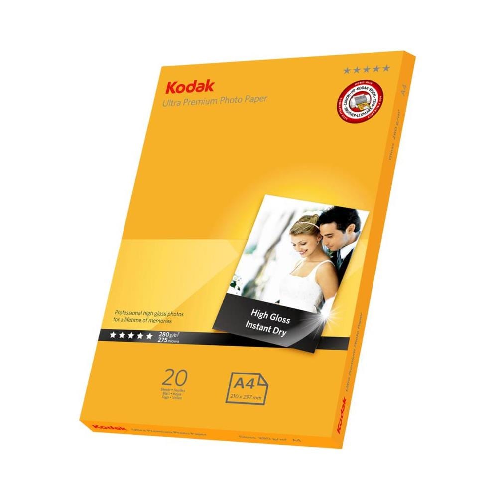 5740-085 Ultra Premium Photo Paper, Carta Fotografica Gloss, A4, 280 G / m, 20 Fogli, Bianca - Foto 2