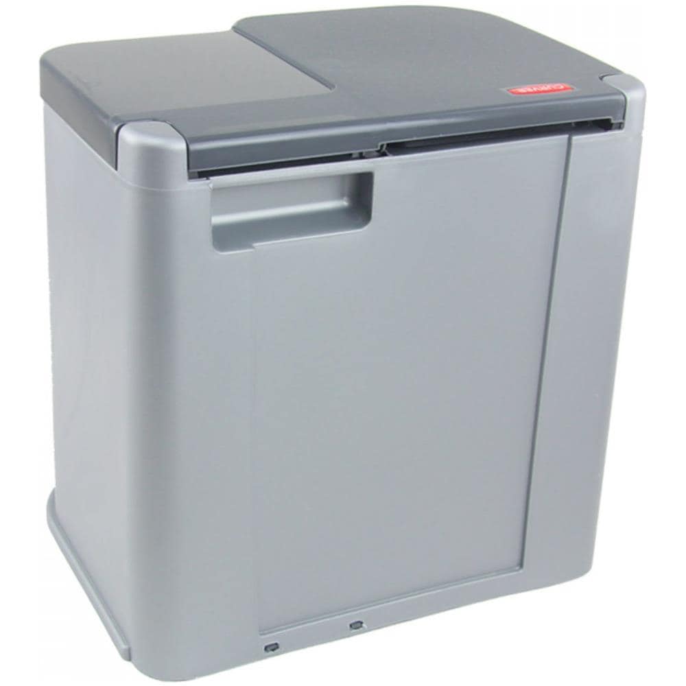 Pattumiera A Pedale Con 2 Secchi Interni E Coperchio Dual - Foto 3