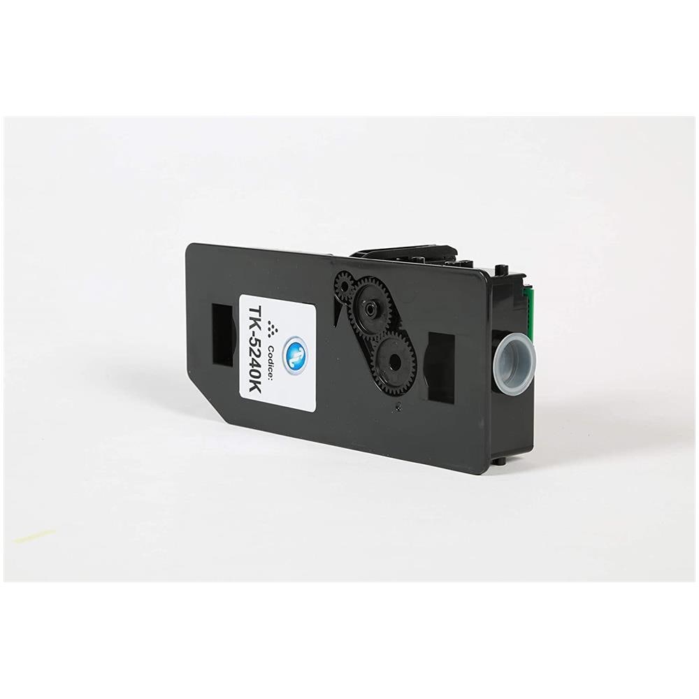 TONER COMPATIBILE - Kyocera Tk-5240k Nero 1t02r70nl0 Per Ecosys M5526cdn, Ecosys M5526cdw, Ecosys P5026cdn, Ecosys P5026cdw Fornito Di Intelligent Chip Capacità 4000 Copie Made In Italy - Foto 5