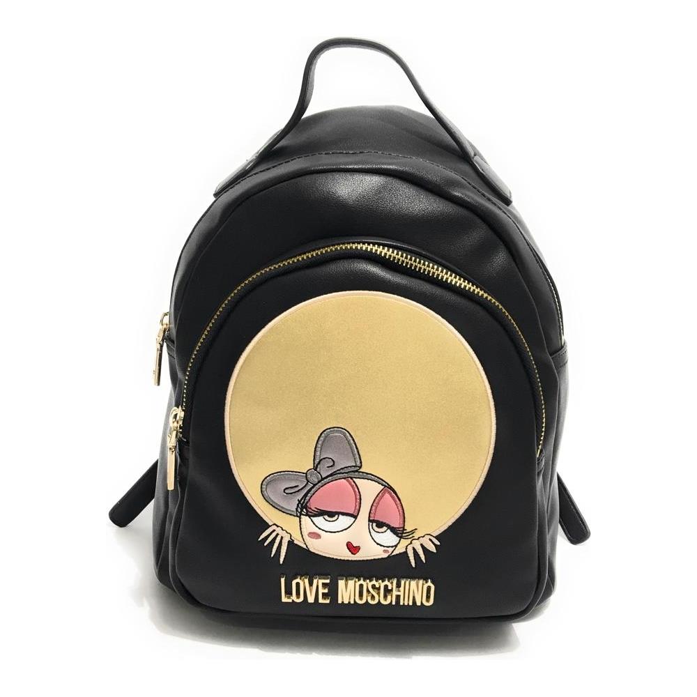 Borsa Donna Love Zaino Pupa In Ecopelle / Soft Grain Nero B20mo92 - Foto 1