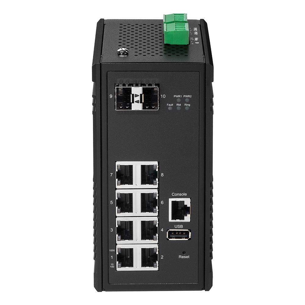 IGS-5208 switch di rete Gestito Gigabit Ethernet (10/100/1000) Nero - Foto 5