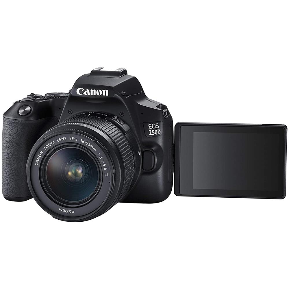 EOS 250D + EF-S 18-55mm f / 3.5-5.6 III Kit fotocamere SLR 24,1 MP CMOS 6000 x 4000 Pixel Nero - Foto 3
