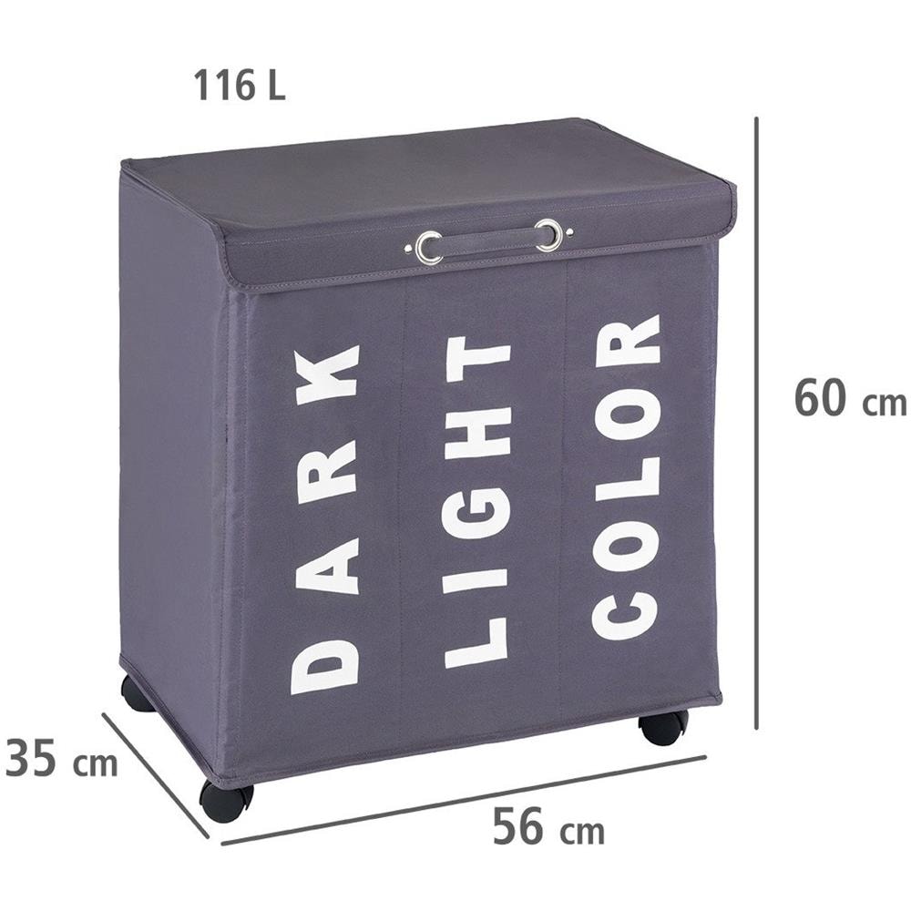 Contenitore Biancheria Trivo Beige - Fino A 116 Litri, - Foto 7